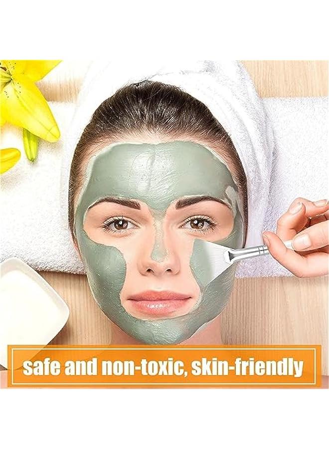MOXO 16 Pcs Makeup Brush Fan Brushes for Facials Fan Mask Brushes Soft Facial Mask Applicator Brushes for Peel Glycolic Acid Mask - Image 3