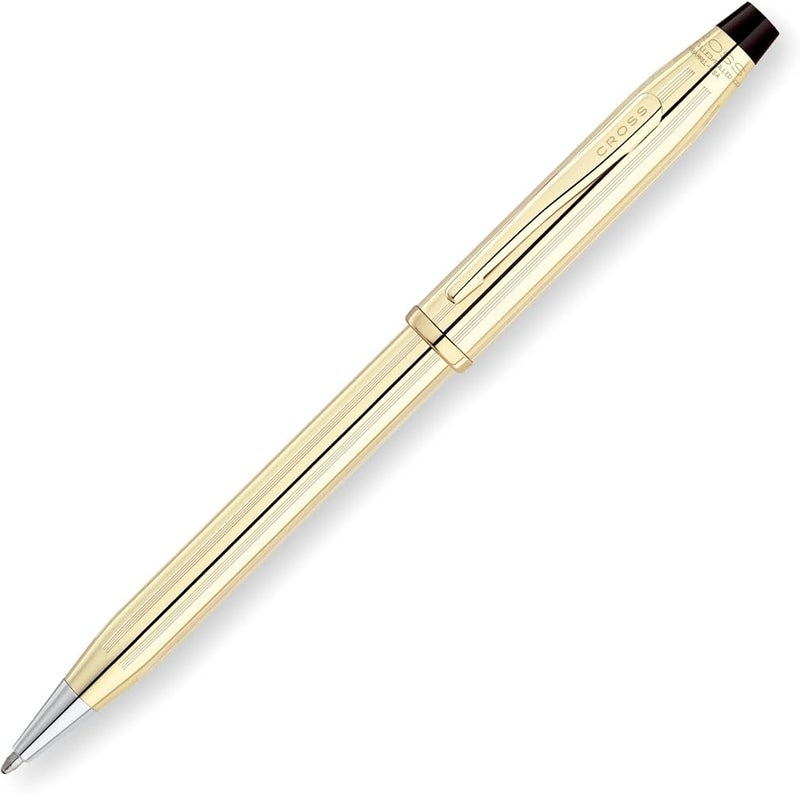 Cross Century II Refillable Ballpoint Pen, Medium Ballpen, Includes Luxury Gift Box - 10 Carat Gold-Filled - Image 1