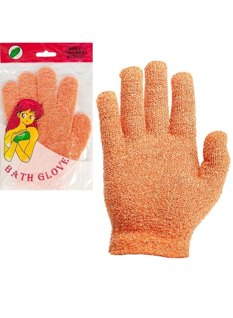 Exfoliating Gloves - Bamboo Exfoliating Bath Gloves - Bath Loofah - Body Scrub for Bathing - Removes Ingrown Hairs and Dead Skin - Image 1