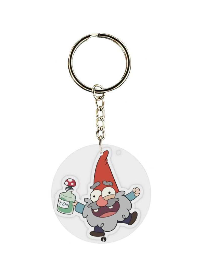 RKN Double Sided Cartoon Printed Keychain