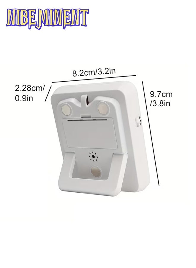 NIBEMINENT Digital Kitchen Timer - 3 Channel Countdown Triple Timer for Cooking, Magnetic Memory-Preset Large Display Adjustable Alarm Volume, Multi Times Management, AAA Battery Included - Image 3