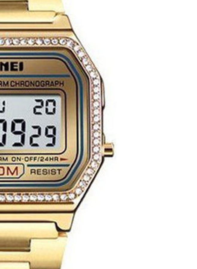 SKMEI Women's Stainless Steel Digital Watch 1474  - Image 5