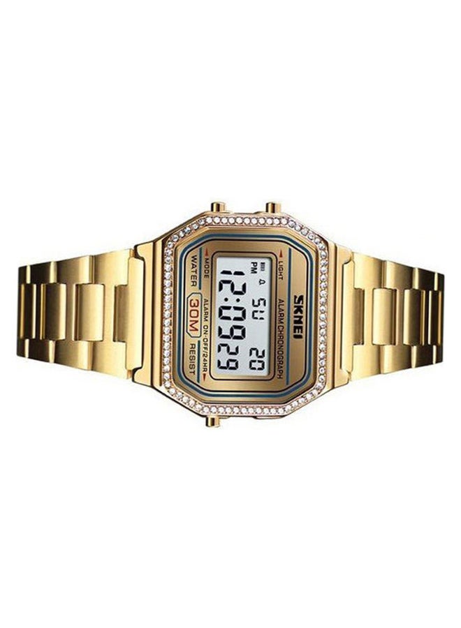 SKMEI Women's Stainless Steel Digital Watch 1474  - Image 2