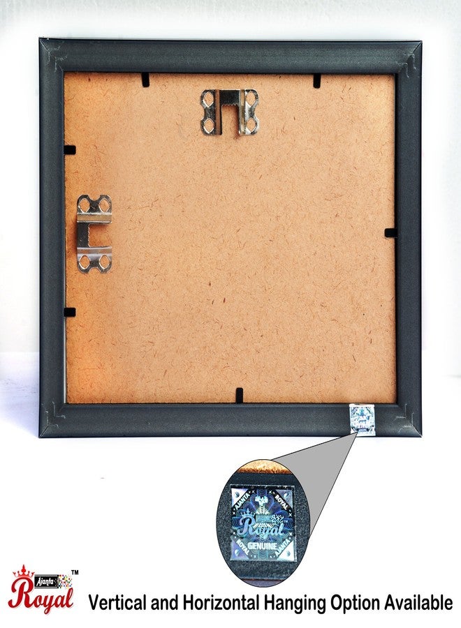 AJANTA ROYAL Set of 7 Individual Photo Frames | Wall Collage Picture Frame Set for Home & Office Décor | 1 (6x8 Inch), 2 (5x7 Inch), 4 (4x6 Inch) | Wooden Finish Multiple Frames : A-40B (Brown) - Image 4