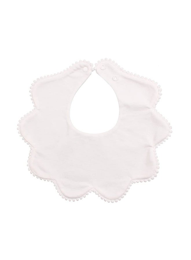 JANGANNSA 3 PCS Flower Baby Bibs Infant Burp Clothes for Baby Girls Saliva Towel Cotton Infant Toddler Girls Bibs(3 PCS -B) - Image 3