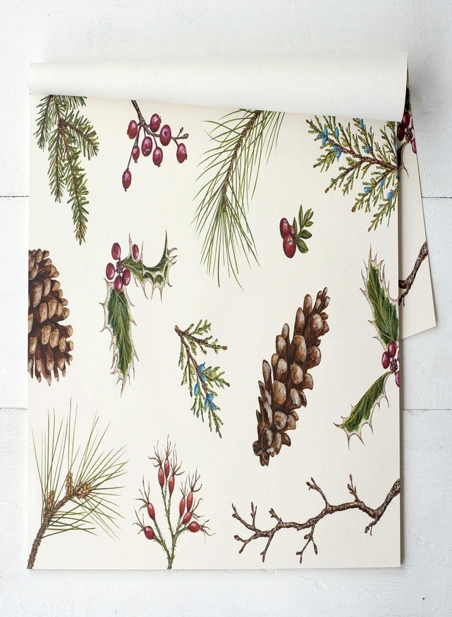 Hester & Cook Winter Collage Paper Placemat, 18 Sheets - Image 2
