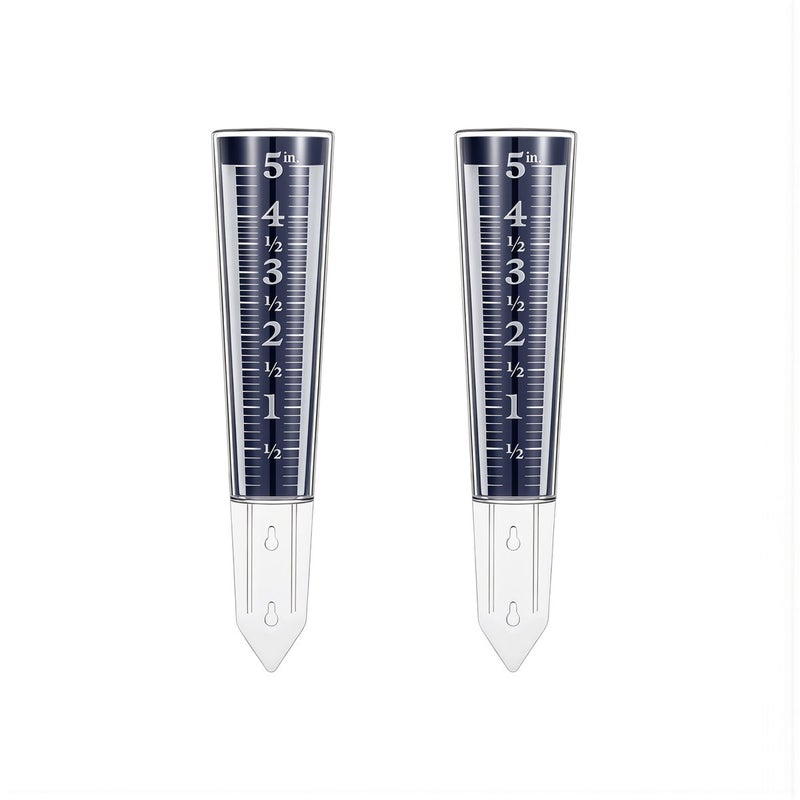 5 Inch Slim Compact Rain Gauge Easy To Carry Multi Spot Measurement Precipitation Tool - Image 2