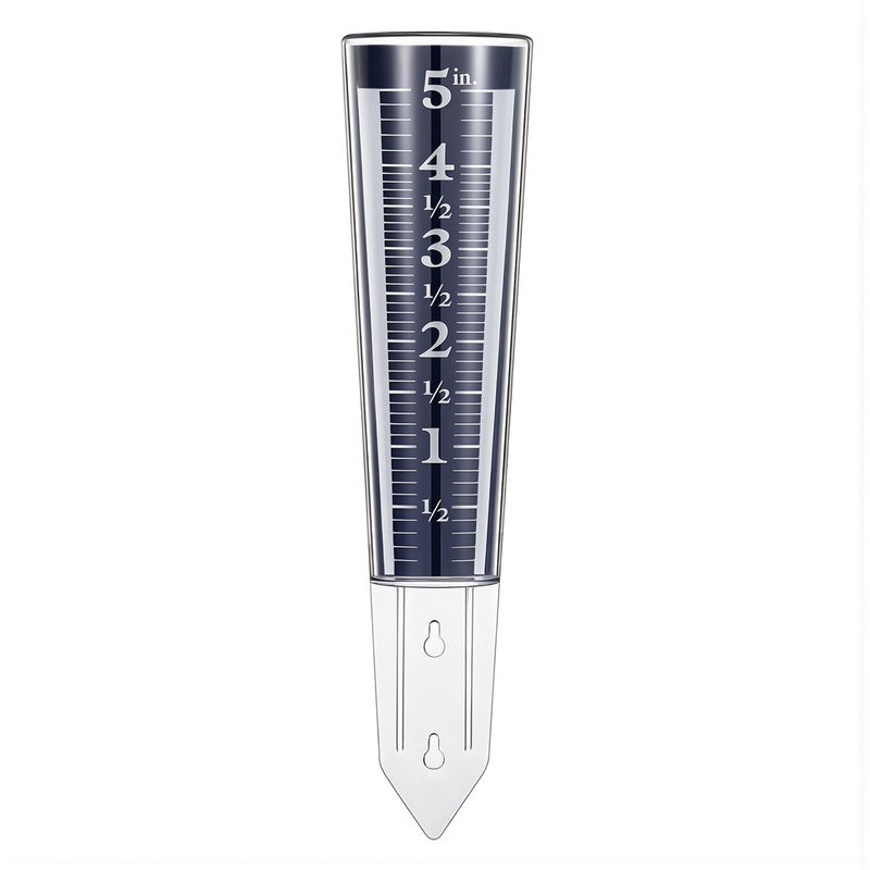 5 Inch Slim Compact Rain Gauge Easy To Carry Multi Spot Measurement Precipitation Tool - Image 4