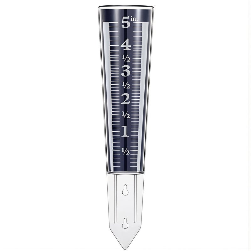 5 Inch Slim Compact Rain Gauge Easy To Carry Multi Spot Measurement Precipitation Tool - Image 1