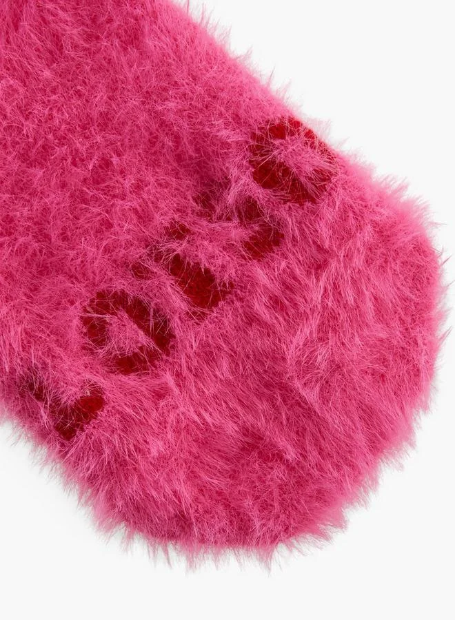 Disney PINK Girls Lotso Print Terry Socks - Set of 2 for Women | Best Price UAE