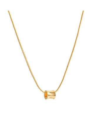 Vintage Simple Titanium Steel Necklace Gold Tone Plated - pzsku/Z14B2816DF3574DD69DCDZ/45/_/1683880528/d854f3e8-622d-4e86-9e03-269c836f4fba