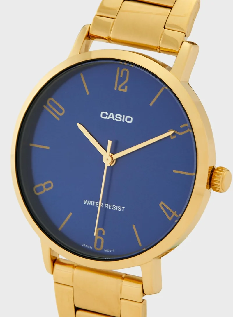 CASIO Ltp-Vt01G-2Budf Analog Watch