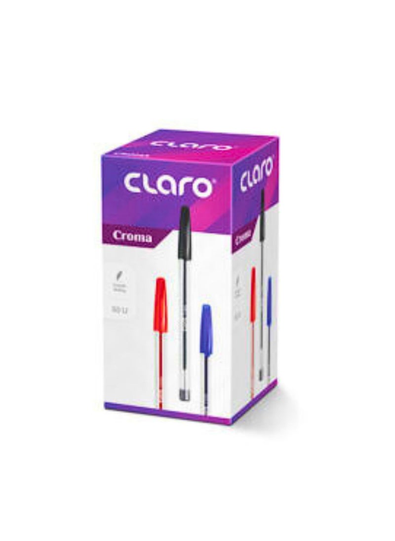 Claro - Ball Pen 0.6mm blue (PACK OF 50) - Image 1