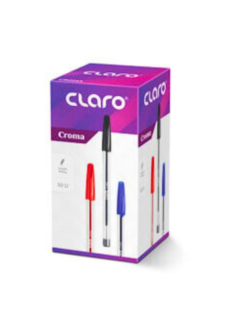 Claro - Ball Pen 0.6mm blue (PACK OF 50) - Image 1