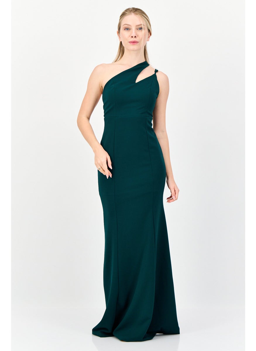 Lulus Women Solid Maxi Dress, Dark Green  - Image 1