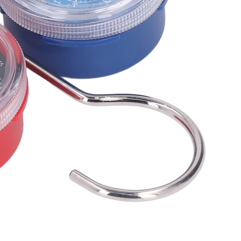Mini Refrigerant Pressure Gauge Set with Hose G1 4 Thread R22 R32 R410A Compatible Durable Alloy Shell - Image 3