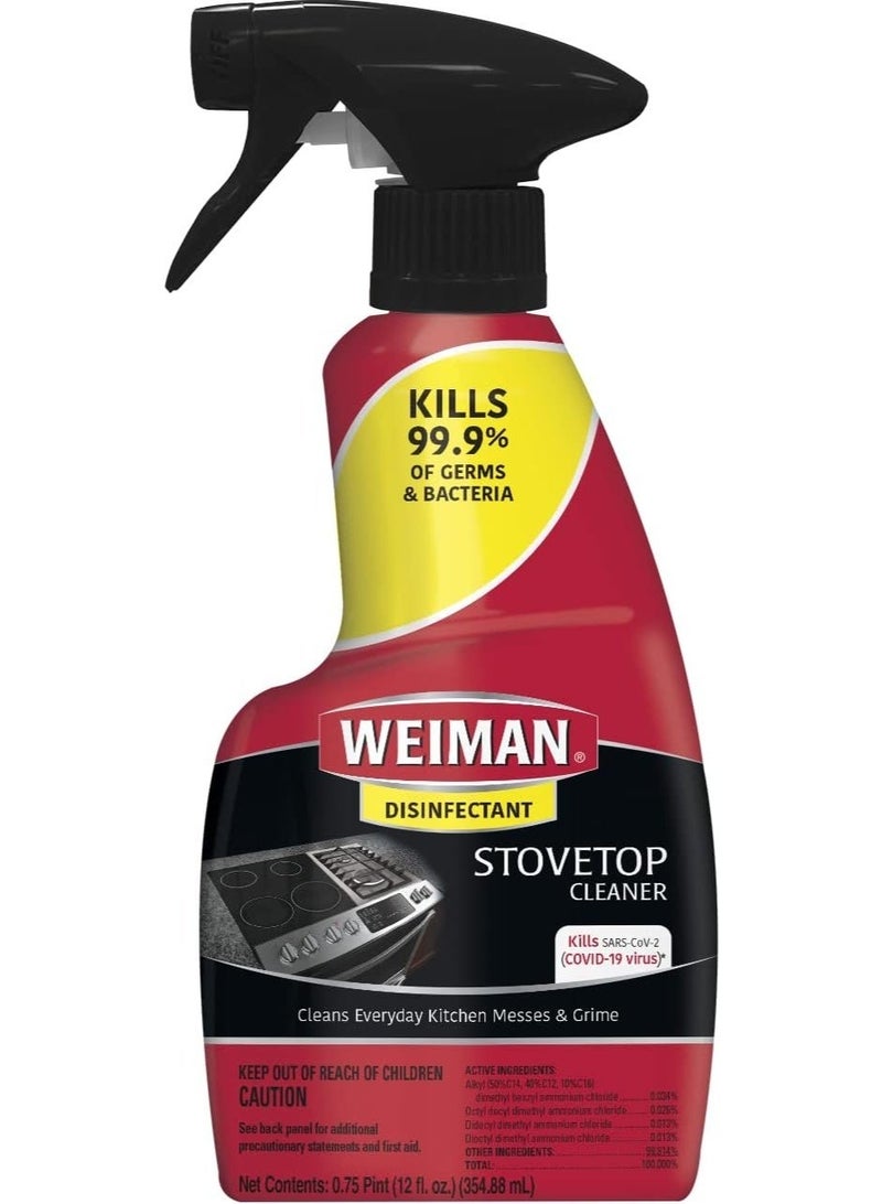 ويمان منظّف سطح الموقد الزجاجي – 12 أونصة - Image 1