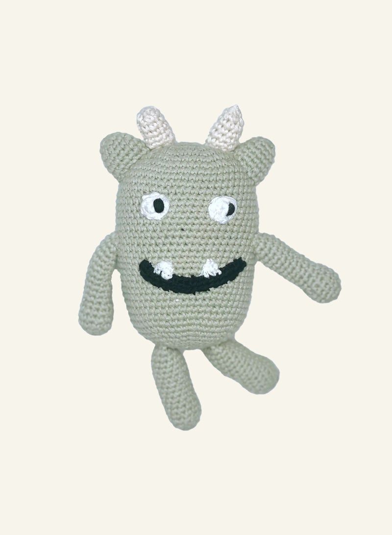 Pebble Pebble Handmade Monster Crochet Fair Trade Imaginative Expressive Premium Stuffed Animal Soft Plush Toy- Gift for Kids- Easily Washable toy for little babies  - Image 4
