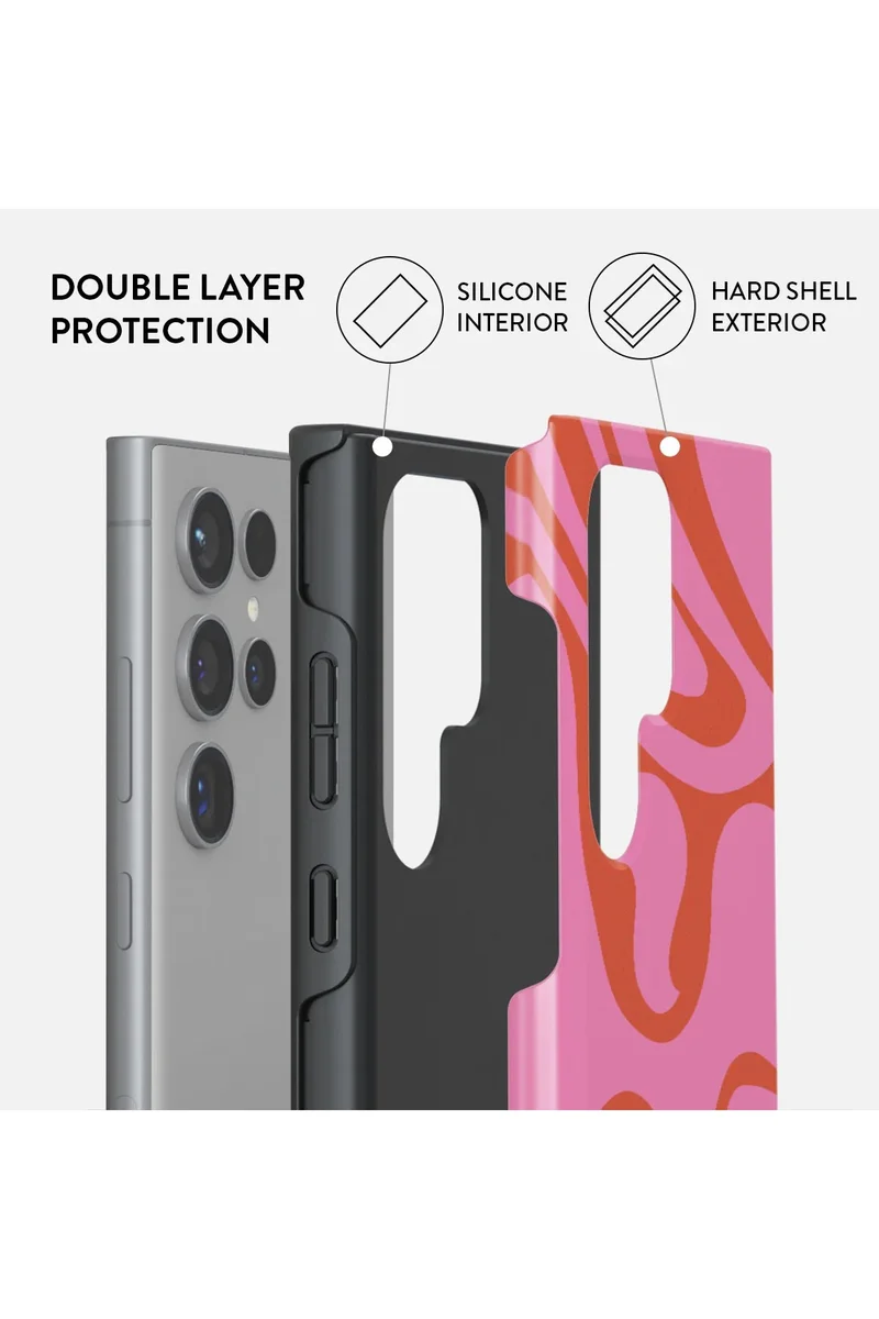 BURGA Samsung Galaxy S24 Ultra Case - Ride The Wave For Screen & Camera Protection Printed Case