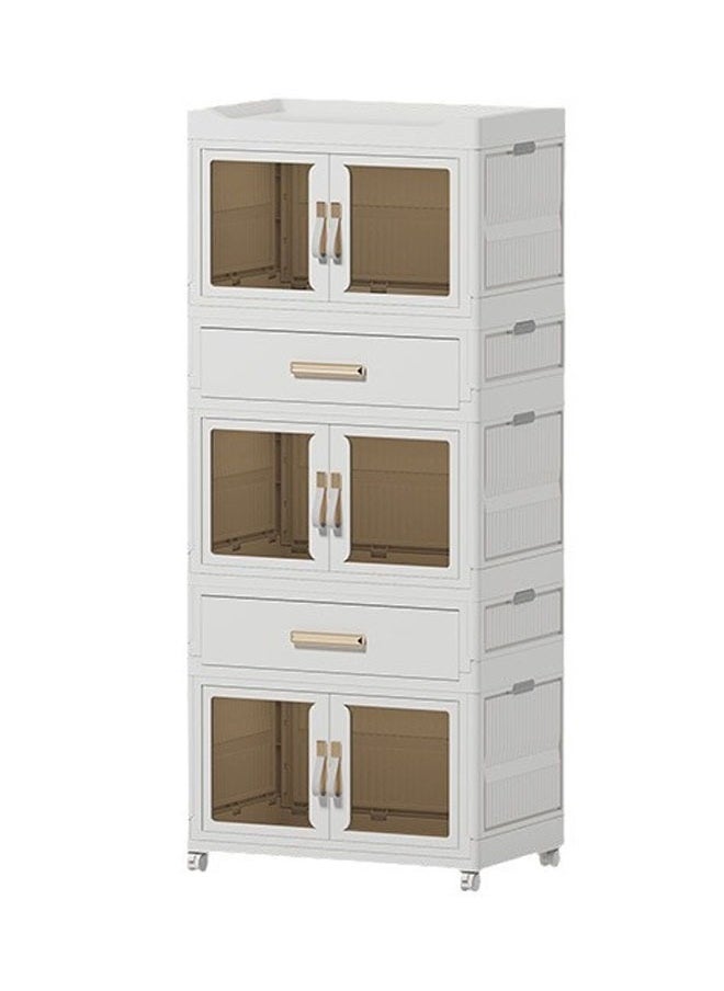 keke - 3 Layers Clear Folding Storage Boxes with 3 drawers - Image 1