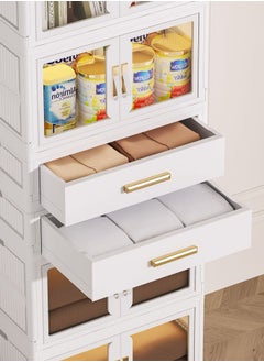 keke 3 Layers Clear Folding Storage Boxes with 3 drawers  - Image 5