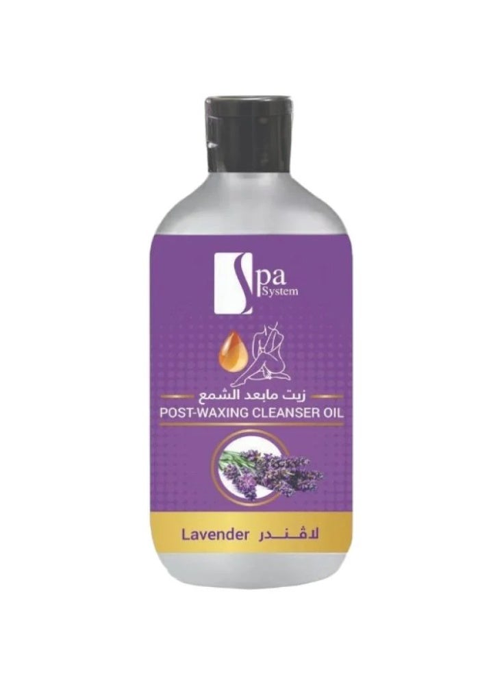 Spa System Lavender Wax Removal Cleansing Oil - 400ml