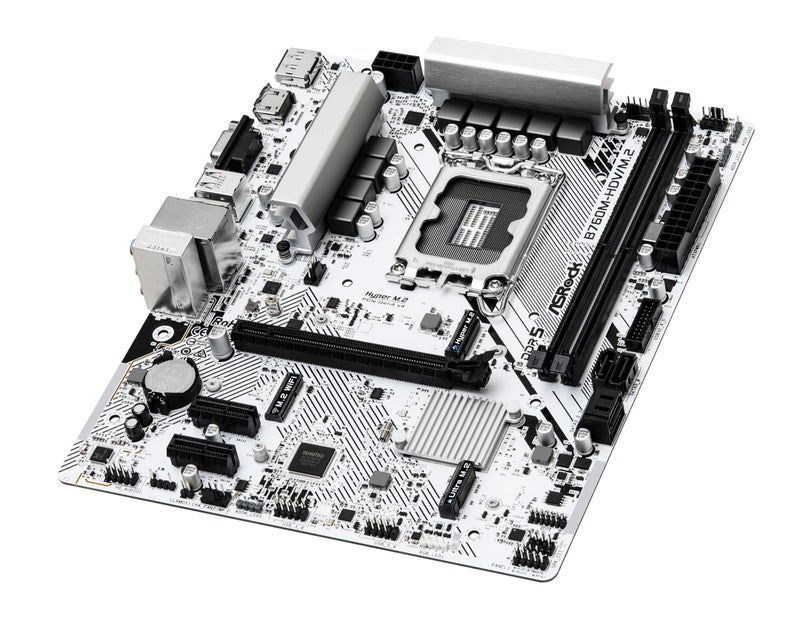 ASRock Motherboard B760M-HDV/M.2 Intel 12th,13th and 14th Generation CPU (LGA1700) Compatible B760 Chipset DDR5 Micro ATX Motherboard - Image 4