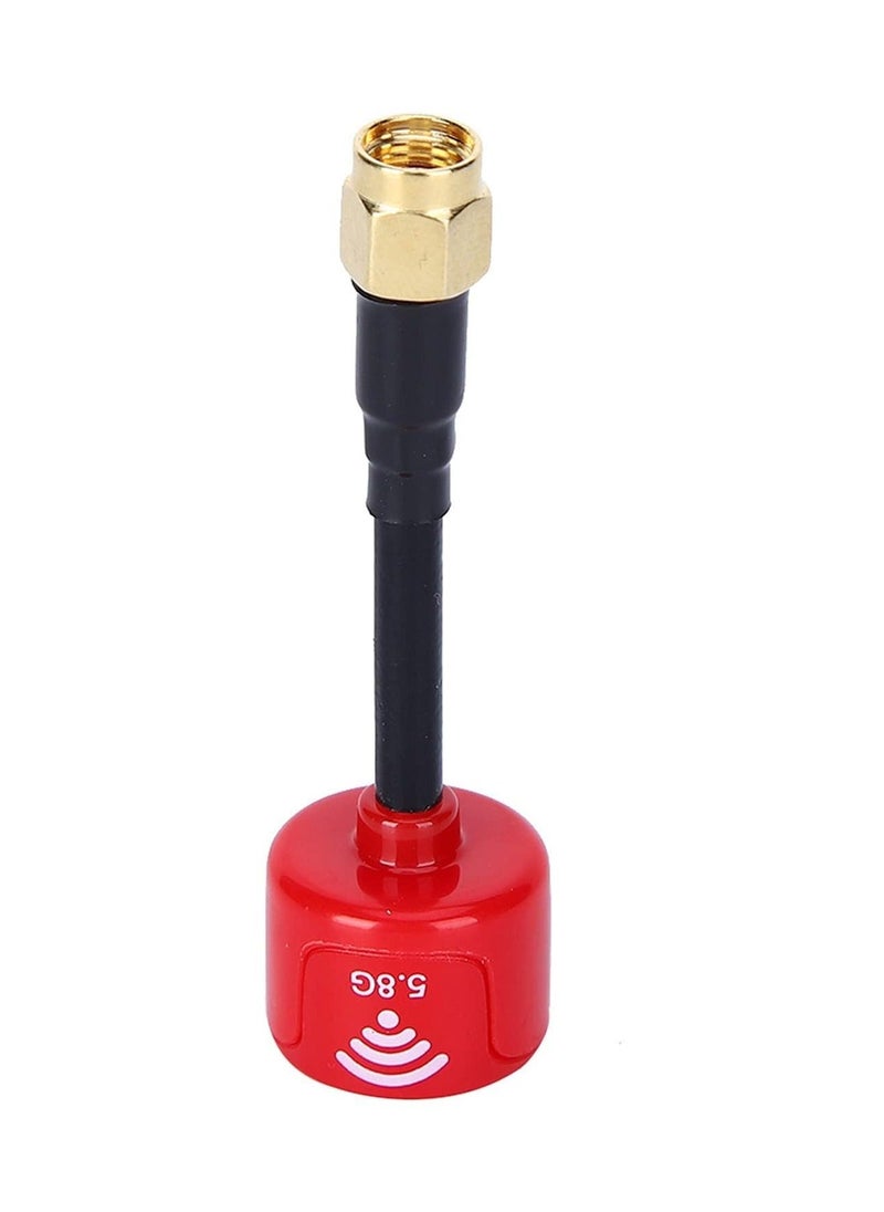 null - FPV Antenna Lollipop 5.8Ghz 3dBi RHCP Directional Antenna Super Mini Antenna High Gain Long Range Easy to Install Strong Signal Ideal for FPV Racing Drone SMA Inner Needle-Red - Image 1