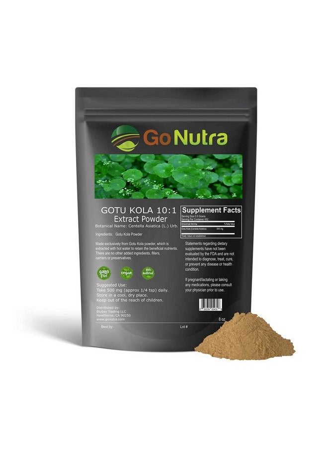 Gotu Kola 10:1 Extract Powder (8 Oz) Centella Asiatica ; Gluten Free And Nongmo ; Ayurvedic Herbal Supplement - pzsku/Z14B33C9F890414A70701Z/45/_/1685527774/9ed4069f-611a-4a32-904e-fcb26946d655