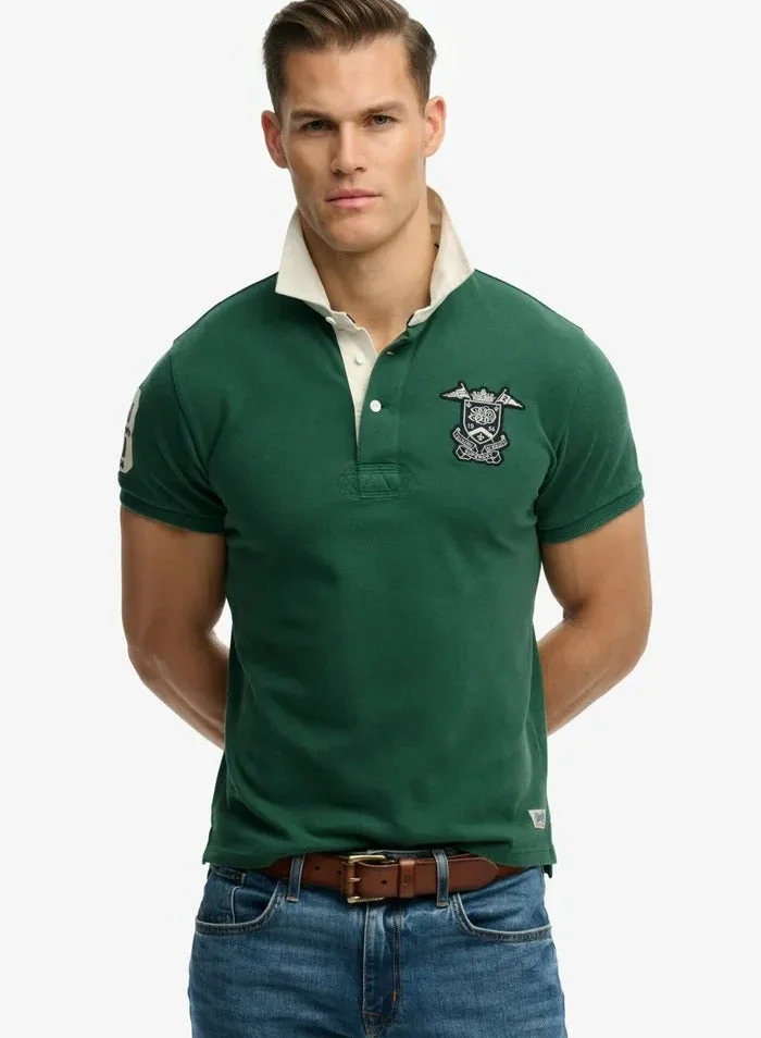 Vintage Pique Rugby Polo
