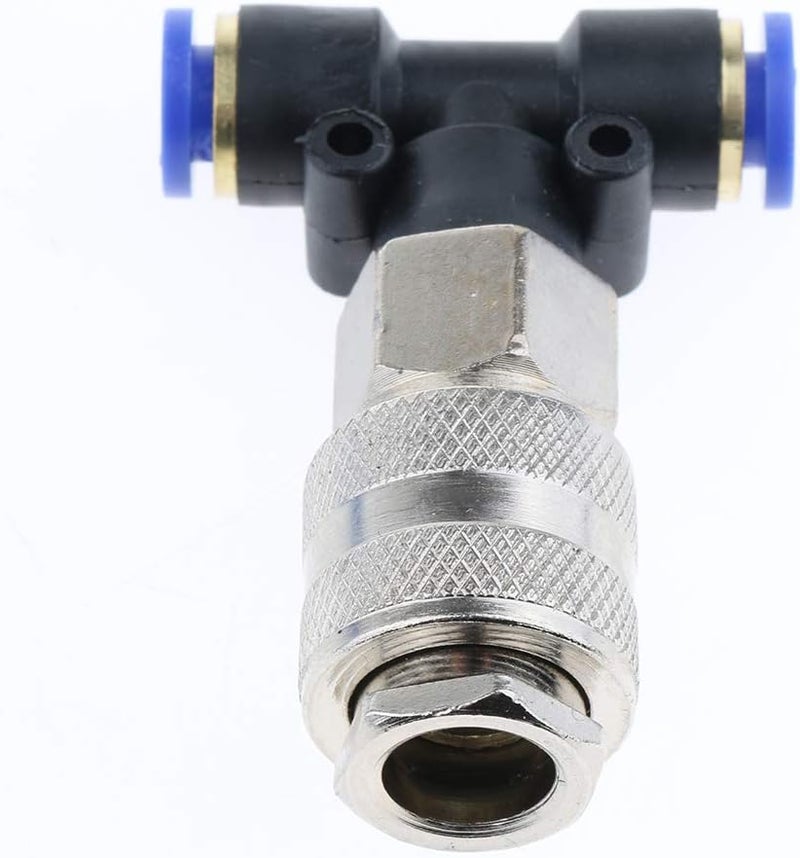 klarako High Pressure Air Duster Gun with 5m Coiled Hose for Truck,Van,Lorry,Blower Cleaning - 4×6 mm Blue, as described - Image 4