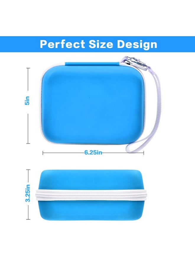 casmilee - Kids Instant Camera Case Compatible With Vtech Kidizoom Printcam & Thermal Rolls Print Camera Refill Paper Creator Cam Accessories Travel Storage Bag Only (Blue) - Image 1