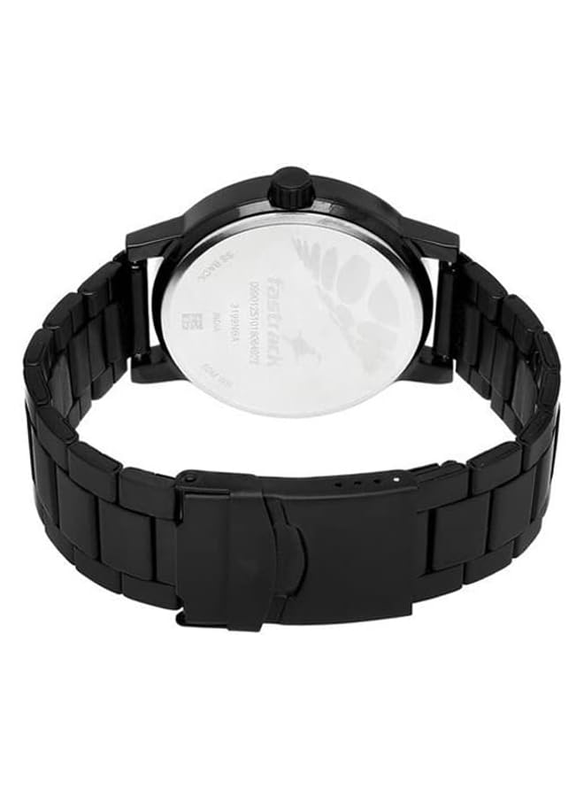 فاستراك ساعة رود تريب بمينا سوداء وسوار من الفولاذ المقاوم للصدأ رقم NM3199Nm01 Nl3199Nl01 - Image 2