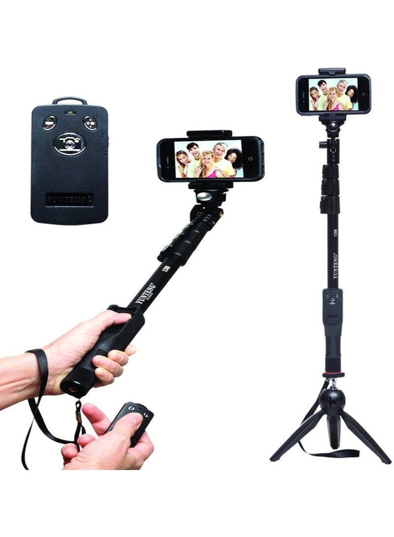 ينجتينج يونجتنج YT-1288 عصا سيلفي بلوتوث 1250 ملم - Image 5