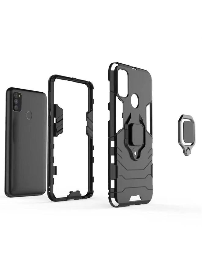Zaboon Case For Galaxy M30s Shockproof PC + TPU Case with Magnetic Ring Holder - Image 4