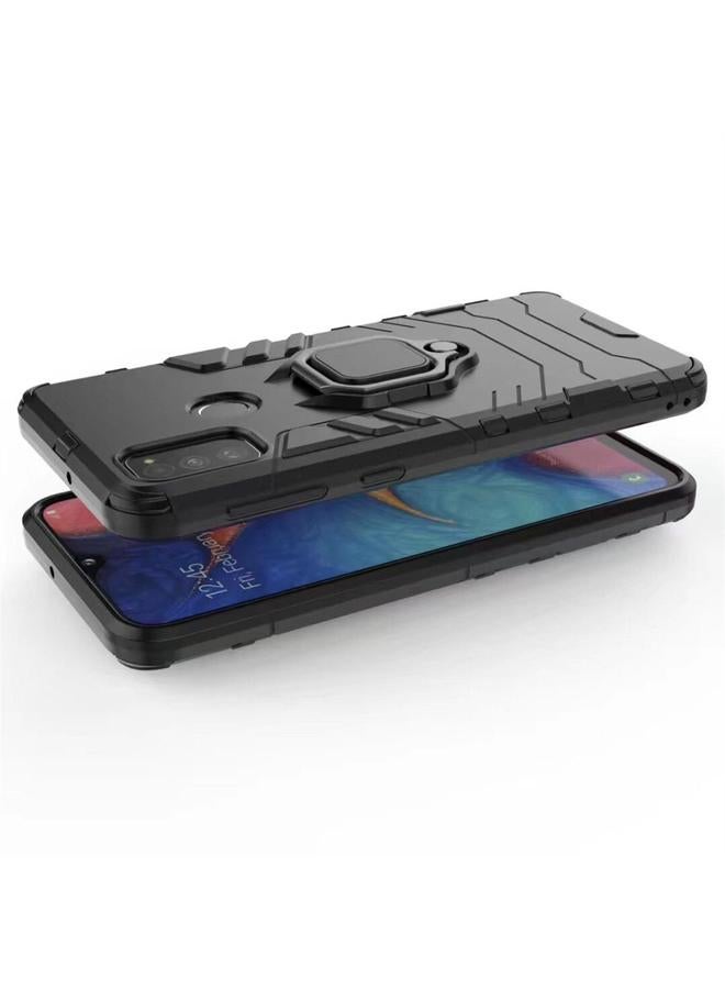 Zaboon Case For Galaxy M30s Shockproof PC + TPU Case with Magnetic Ring Holder - Image 3