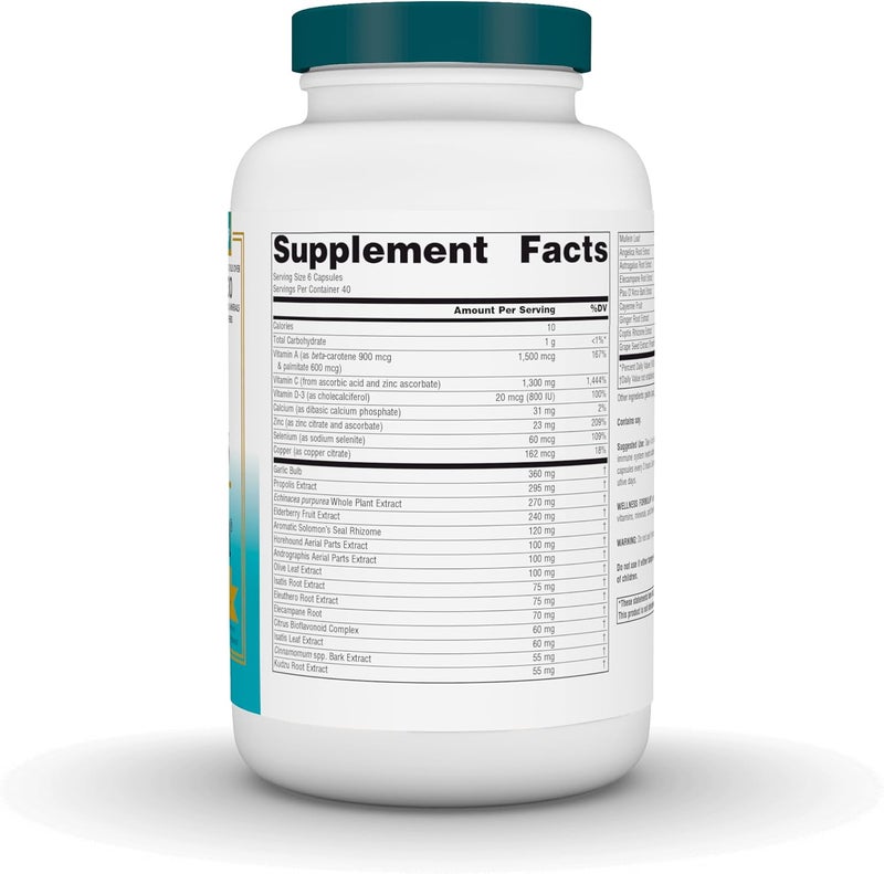 Source Naturals Wellness Formula BioAligned Vitamins  Herbal Defense Advanced Immune Support  Dietary Supplement  Immunity Booster  240 Capsules - Image 2