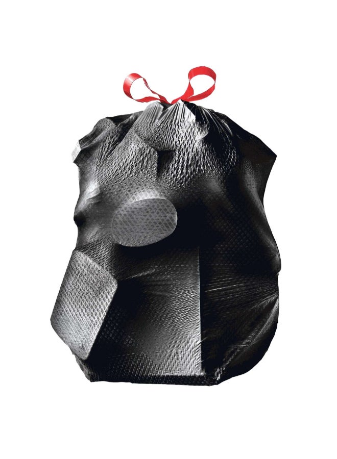 Glad 25-Piece ForceFlex Plus Multipurpose Drawstring Closure Large Trash Bags Black 113.6 L 70359 - Image 2
