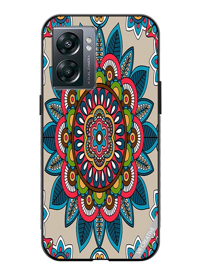 VR CREATIVE Protective Case Cover For OnePlus Nord N300 Indian Mandala Design Multicolour - Image 1