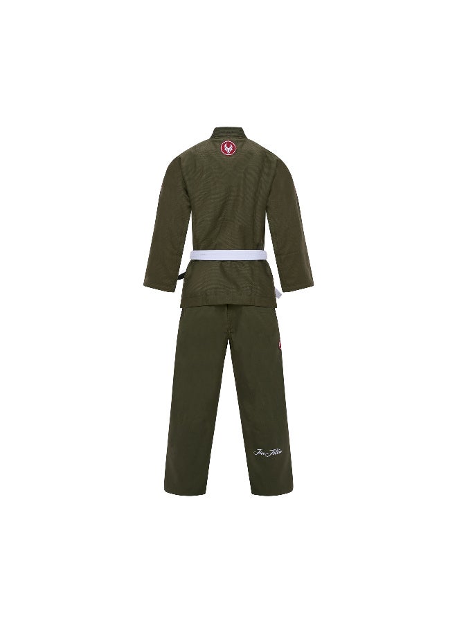 Tatsu بدلة تاتسو رونين للجيو جيتسو البرازيلية باللون الكاكي الأخضر - Image 3