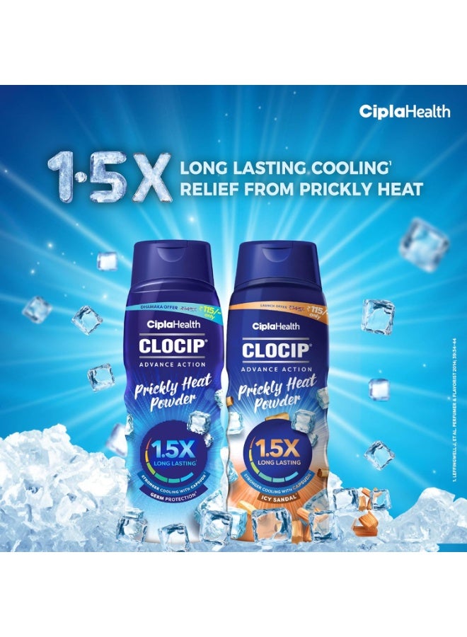 Cipla Clocip Advance Action Prickly Heat Powder (150g, Pack of 3) - Image 3
