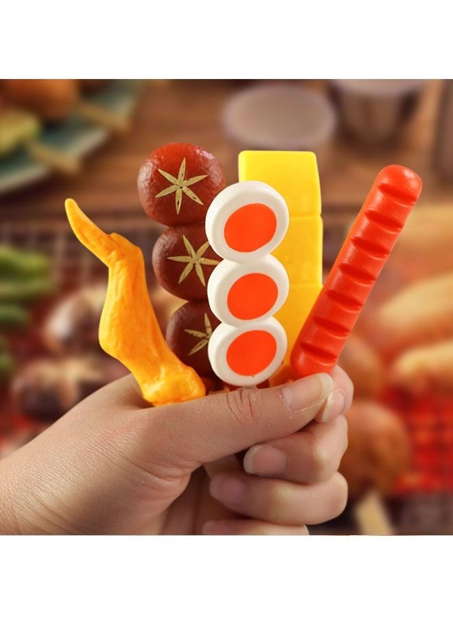 Boys and Girls Pretend to Play Barbecue Games, Interactive Barbecue Games, Children's Food Cooking Games, Children's Camping Sets, Gifts for Boys and Girls (27 Pieces)