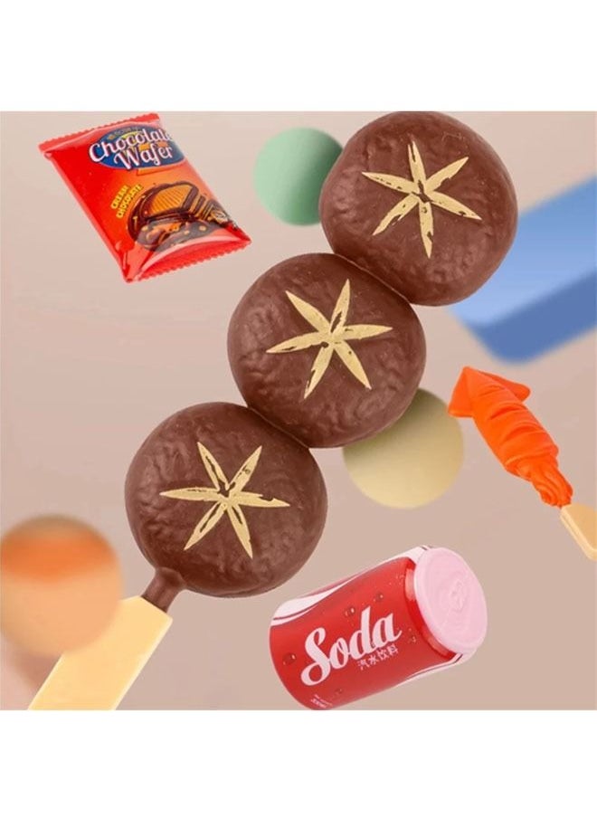 Boys and Girls Pretend to Play Barbecue Games, Interactive Barbecue Games, Children's Food Cooking Games, Children's Camping Sets, Gifts for Boys and Girls (27 Pieces)