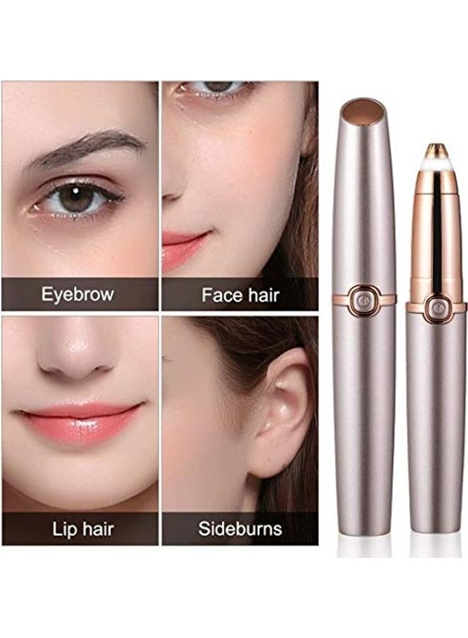 Electric Eyebrow Trimmer Rose Gold - Image 4
