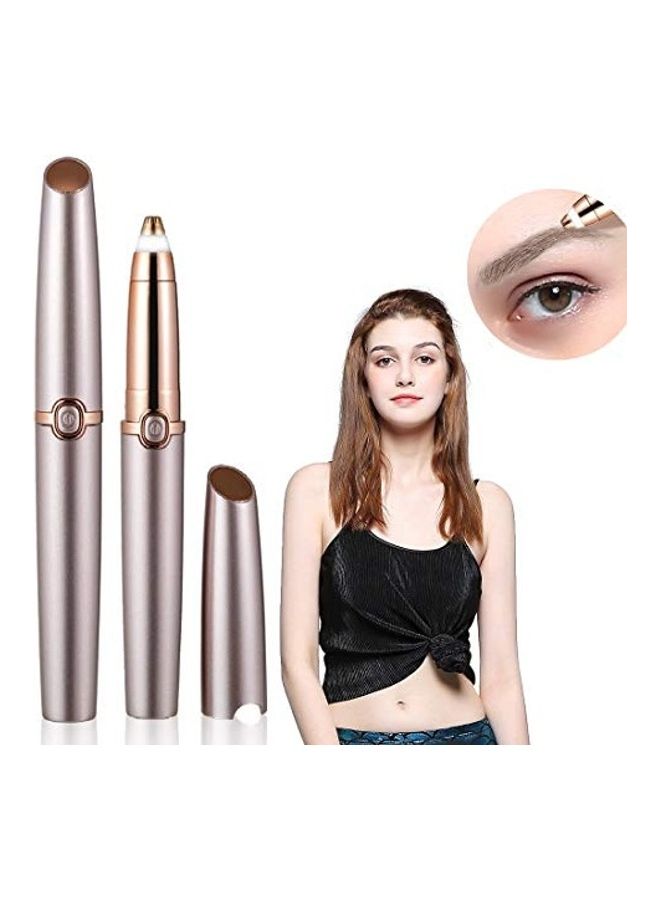Electric Eyebrow Trimmer Rose Gold - Image 1