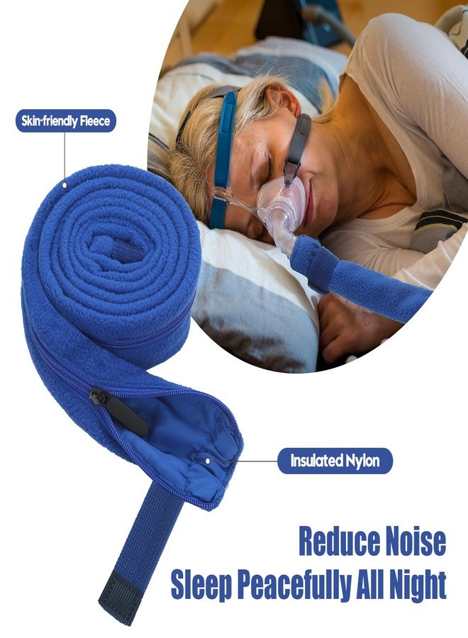 Beveetio 6.3 FT CPAP Hose Cover for Resmed Climatelineair Airsense 10 & 11, CPAP Tube Cover with Full Length Zipper, Insulated Fabric Wraps for CPAP, Cat Proof CPAP Tube Sleeve - Image 4