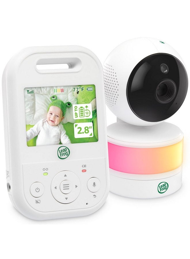 LeapFrog LF2513 Baby Monitor, 2.8" IPS LCD Screen, Pan-Tilt-Zoom, 1000ft Range, Night Vision, Soothing Lullabies, Night Light, 2-Way Audio,Temperature Sensor, Secure Transmission No WiFi - Image 1