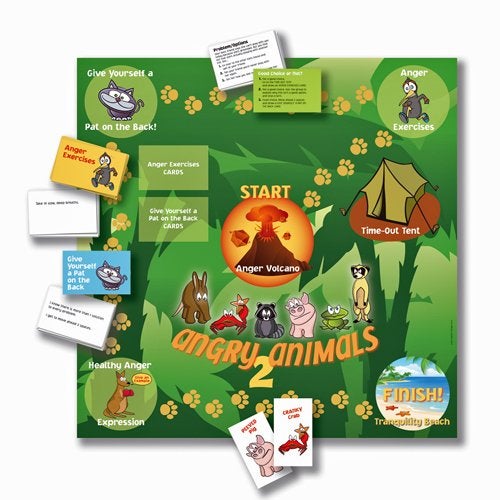 Creative Therapy Store Angry Animals 2 A Board Game Teaching Healthy Expression of Anger - Image 2