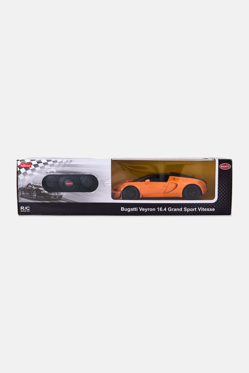 RASTAR Bugatti Veyron 16,4 Grand Sport Vitesse Remote Control Car, Orange - Image 1