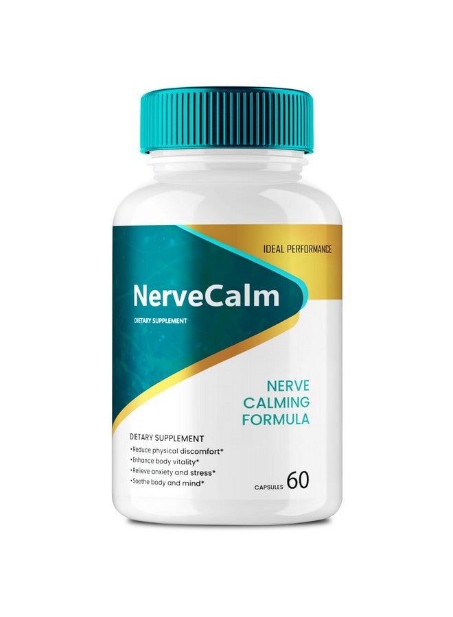 IDEAL PERFORMANCE Nerve Calm Blood Formula Support Supplement Pills, Official NerveCalm Blood Capsules, Premium Formula for Healthy Circulation & Stable Levels, All Natural NerveCalm Pills Reviews (60 Capsules)  - Image 1